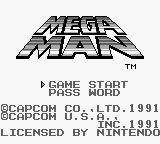 Mega Man - Dr. Wily s Revenge, capture d'écran